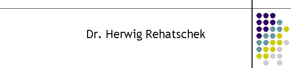 Dr. Herwig Rehatschek